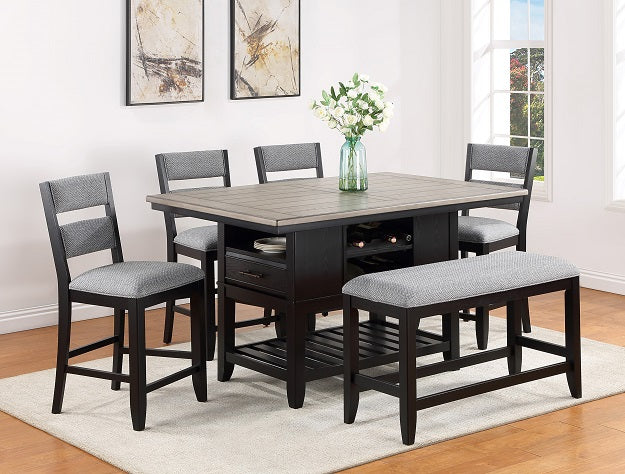 Frey Crown Counter Height Table Set