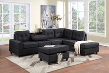 Load image into Gallery viewer, Height Linen Sectional + Ottoman (2 Colors)
