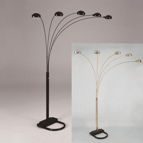 Peacock Arc Floor Lamp