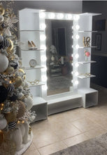 Load image into Gallery viewer, Rihanna Vanity with Shelves
