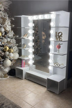 Load image into Gallery viewer, Rihanna Vanity with Shelves
