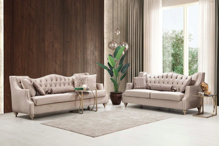 Arod Beige Sofa Set