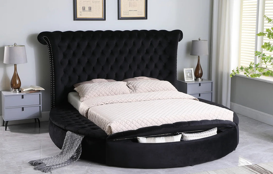 Round Storage Bedframe (2 Colors) IN STOCK!