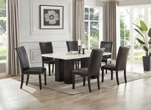 Load image into Gallery viewer, Alea Genuine Marble Top + PU Chairs (2 Colors)
