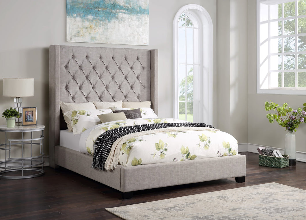 Happy Upholstered Bed (2 Colors)