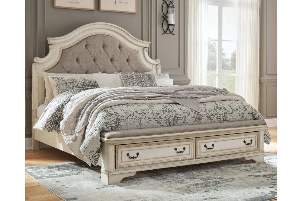 Alice Two-tone Upholstered Bed