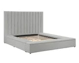 Load image into Gallery viewer, France Queen Platform Storage bed (2 Colors)
