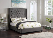 Load image into Gallery viewer, Happy Upholstered Bed (2 Colors)
