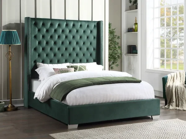 AH221-6ft Green Bed Frame