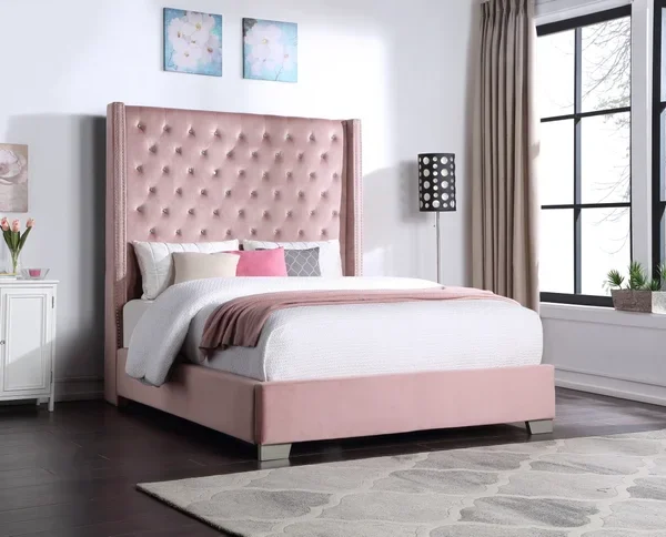 AH321-6ft Pink Bed Frame