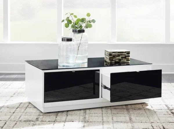 AHH- April Coffee Table- Black/White