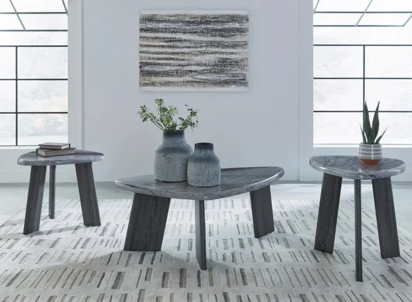 AHH- Stella 3pc Cocktail Table Set | Gray