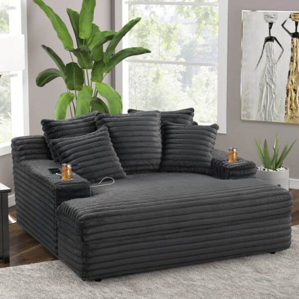 AZ480-Chase Lounge | Charcoal