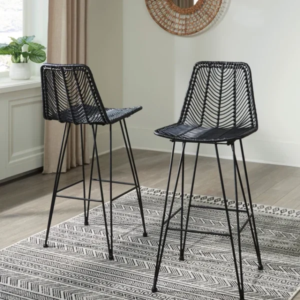 BHH-Kevin Barstool Set | Black