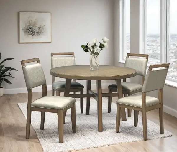 D2410 DINING | LIGHT BROWN