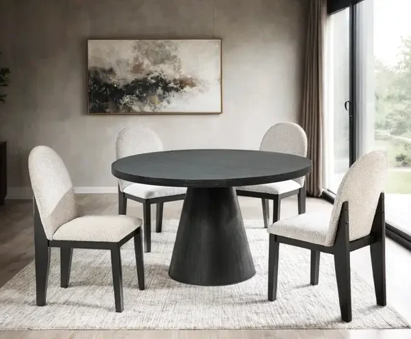 D500 Dining Table + 4 Chair Set