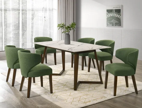 CAVA20 Dining Table + 6 Chair Set