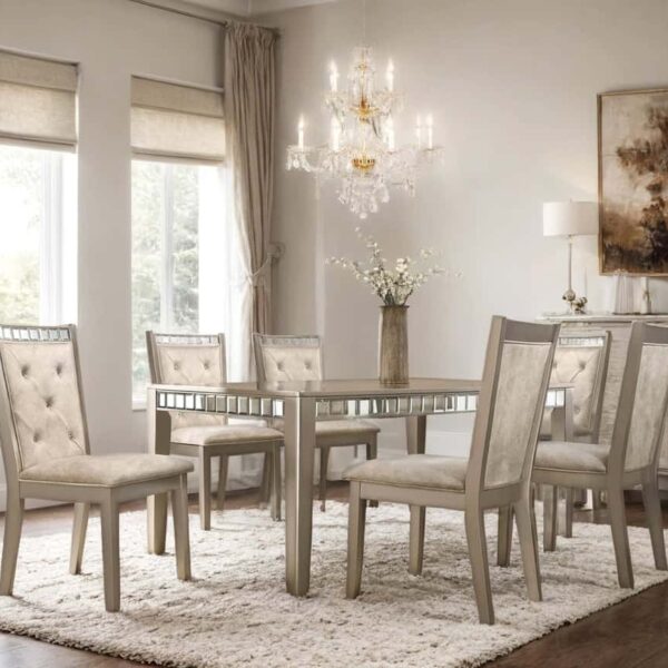 Clara - Dining Table + 6 Chair Set
