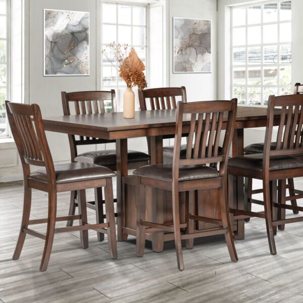 D850 - Counter Height Table + 6 Chair Set
