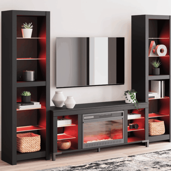AF-2721 TV/Fireplace 59" | Black